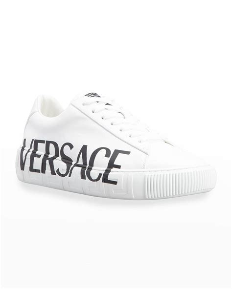 versace white sides|black and white Versace shoes.